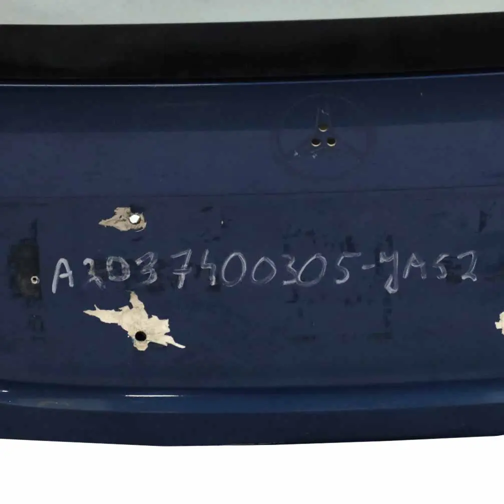 Mercedes CLC CL203 Boot Trunk Lid Tailgate Jaspisblau Blue Metallic - 345 - SKU A2037400305-JAS2 - Part number A2037400305