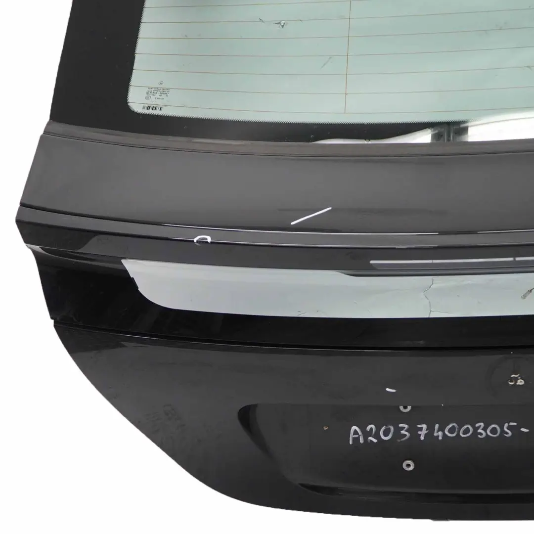 Mercedes CLC CL203 Boot Trunk Lid Tailgate Obsidian Black Metallic - 197 - SKU A2037400305-OB - Part number A2037400305