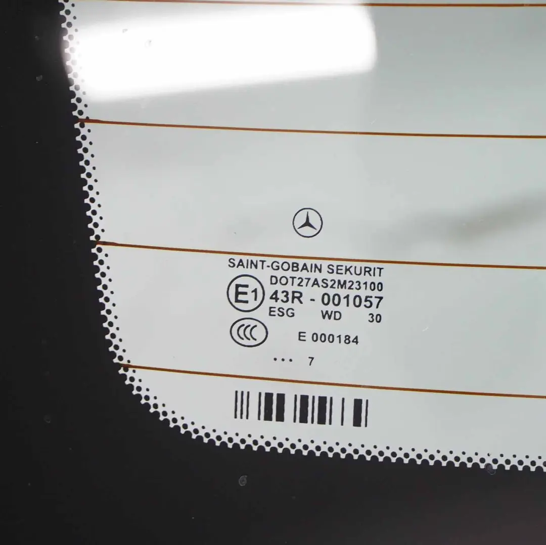 Mercedes CLC CL203 Boot Trunk Lid Tailgate Obsidian Black Metallic - 197 - SKU A2037400305-OB - Part number A2037400305