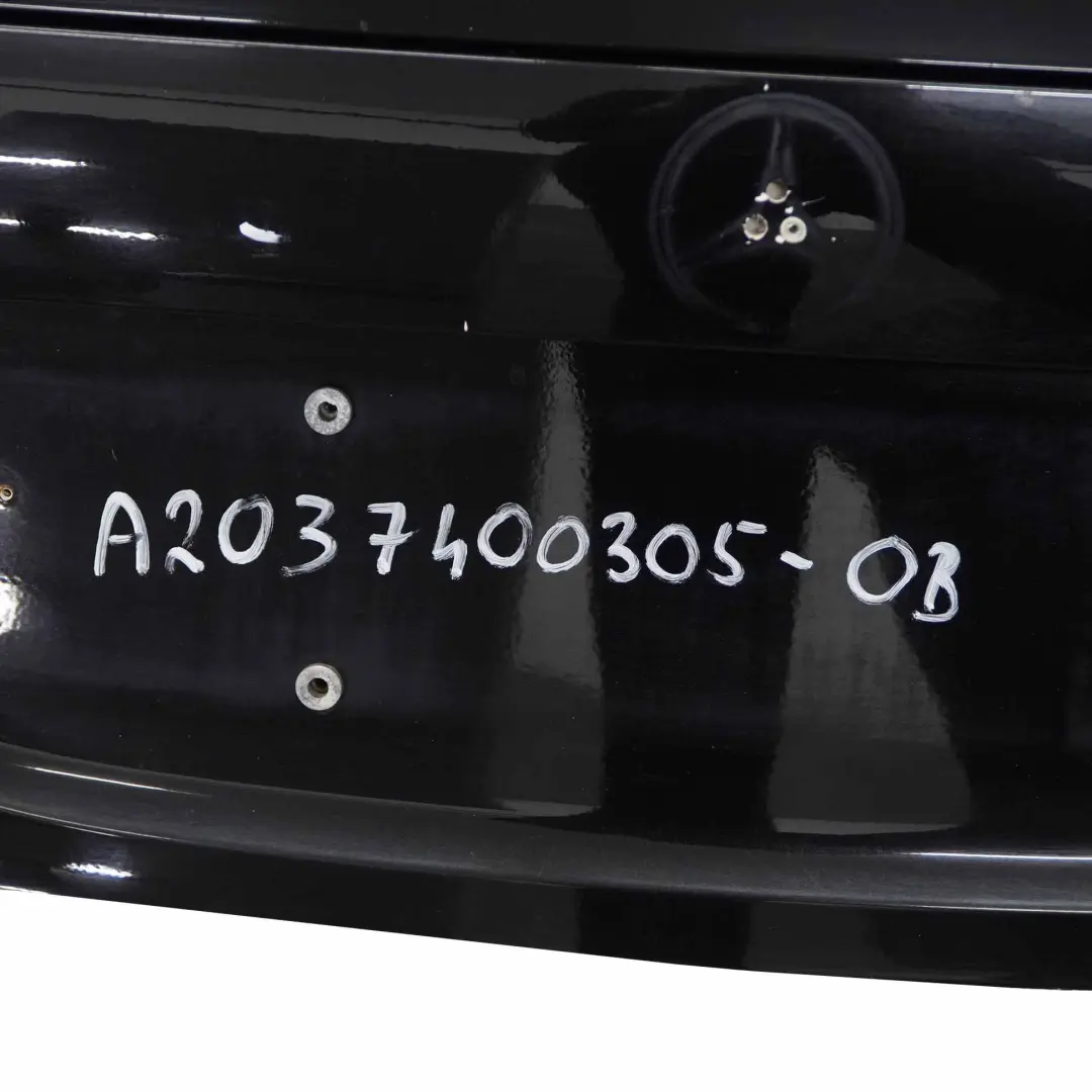 Boot Trunk Lid Tailgate Obsidian Black Metallic - 197 to Mercedes CLC CL203 with Part number A2037400305 Mercedes CLC CL203 Boot Trunk Lid Tailgate Obsidian Black Metallic - 197 - SKU A2037400305-OB - Part number A2037400305