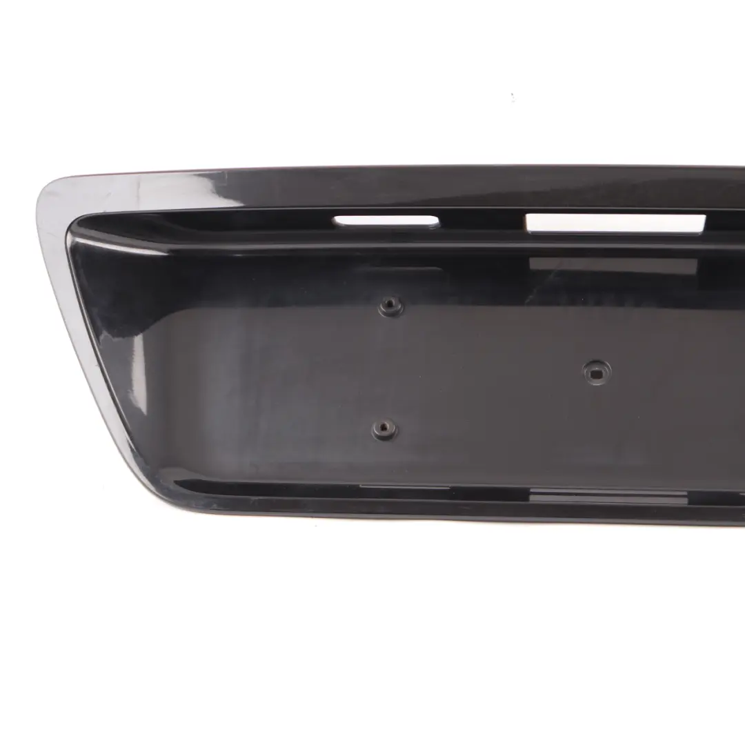 Mercedes W203 Touring Tailgate Trim Licence Number Plate Trunk Obsidian Black - SKU A2037400381-OB - Part number A2037400381