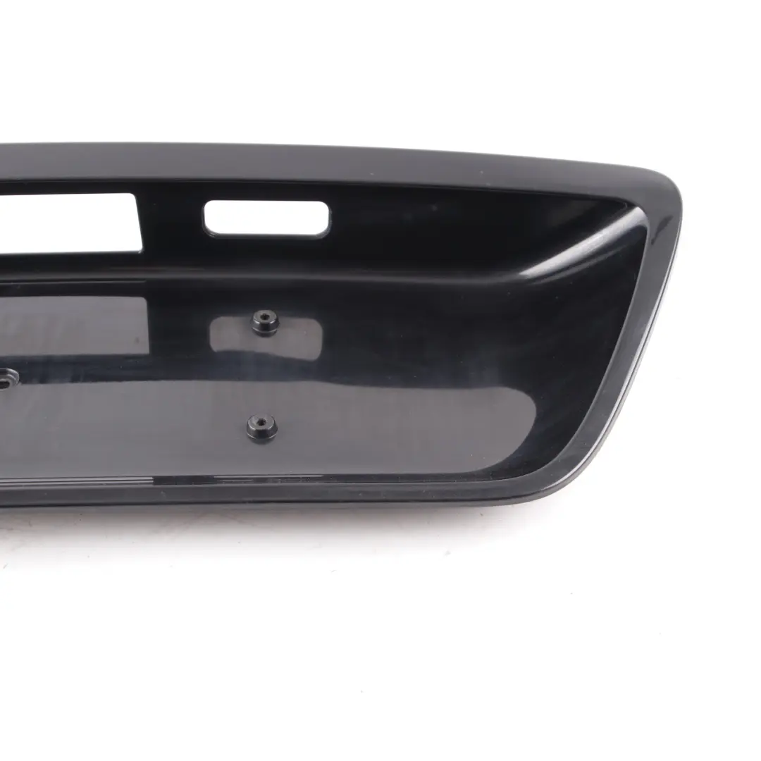 Trim Licence Number Plate Trunk Obsidian Black to Mercedes W203 Touring Tailgate with Part number A2037400381 Mercedes W203 Touring Tailgate Trim Licence Number Plate Trunk Obsidian Black - SKU A2037400381-OB - Part number A2037400381