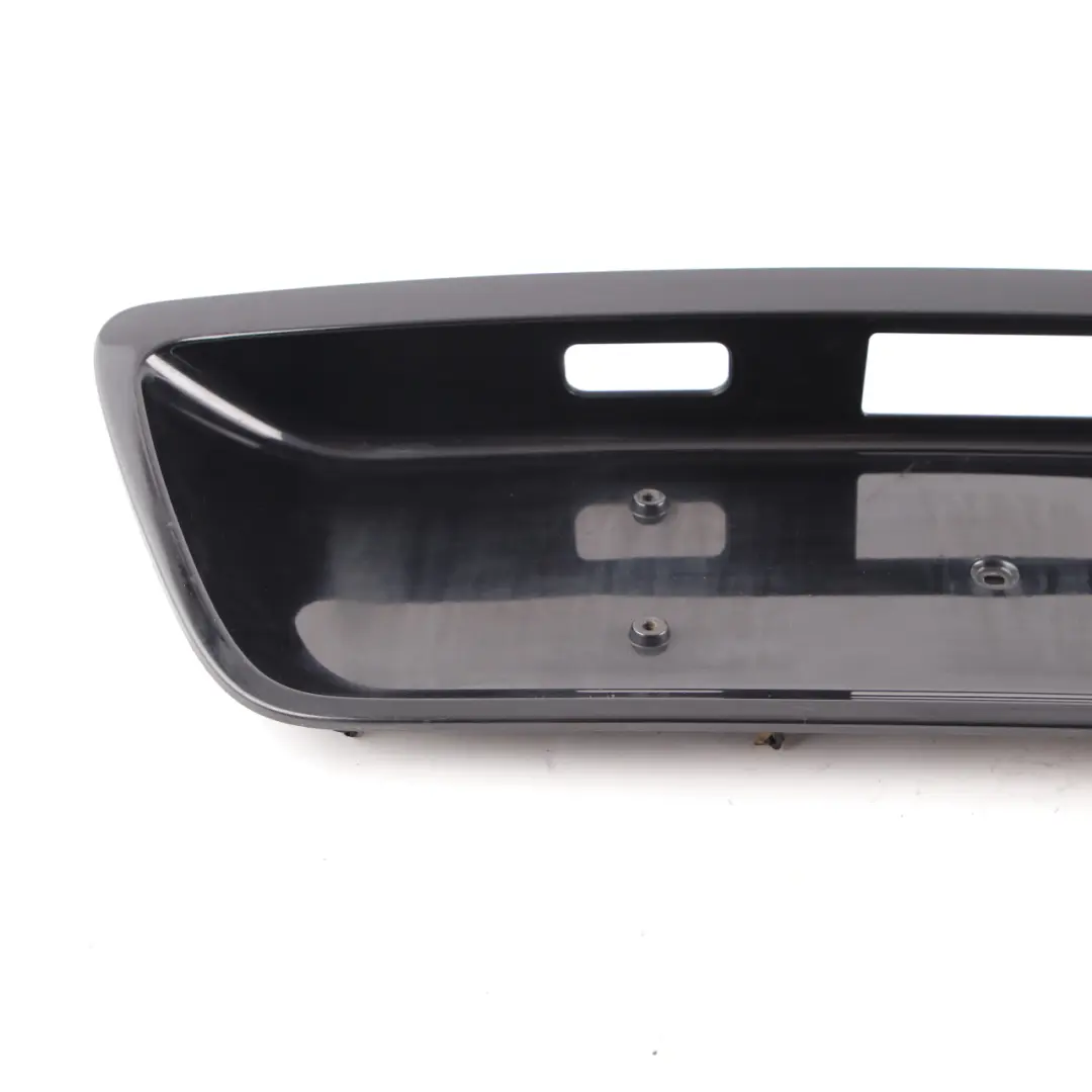 Trim Licence Number Plate Trunk Obsidian Black to Mercedes W203 Touring Tailgate with Part number A2037400381 Mercedes W203 Touring Tailgate Trim Licence Number Plate Trunk Obsidian Black - SKU A2037400381-OB - Part number A2037400381
