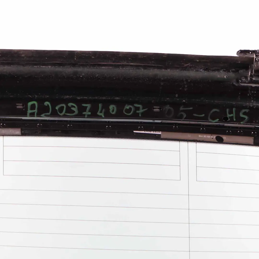 Boot Trunk Lid Tailgate Chromite Black Metallic - 112 to Mercedes CLC CL203 with Part number A2037400705 Mercedes CLC CL203 Boot Trunk Lid Tailgate Chromite Black Metallic - 112 - SKU A2037400705-CHS - Part number A2037400705