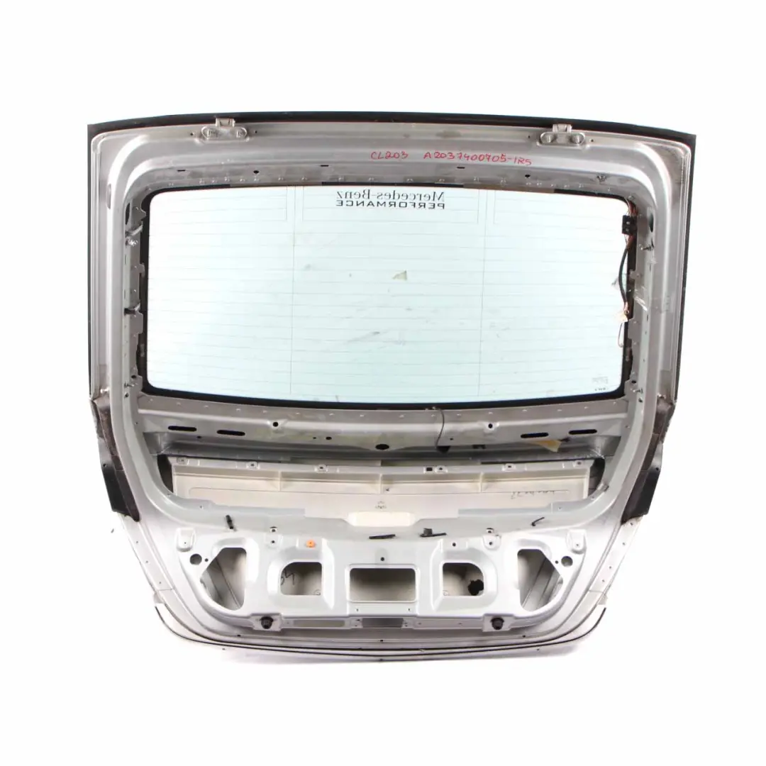 Boot Trunk Lid Tailgate Iridium Silver Metallic - 775 to Mercedes CLC CL203 with Part number A2037400705 Mercedes CLC CL203 Boot Trunk Lid Tailgate Iridium Silver Metallic - 775 - SKU A2037400705-IRS1 - Part number A2037400705