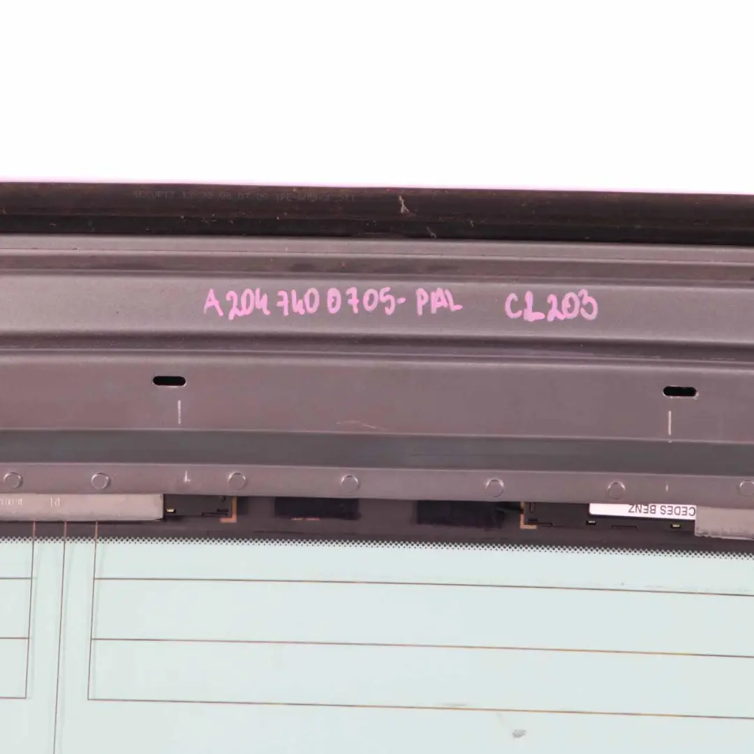 Boot Trunk Lid Tailgate Palladium Silver Metallic - 792 to Mercedes CLC CL203 with Part number A2037400705 Mercedes CLC CL203 Boot Trunk Lid Tailgate Palladium Silver Metallic - 792 - SKU A2037400705-PAL - Part number A2037400705