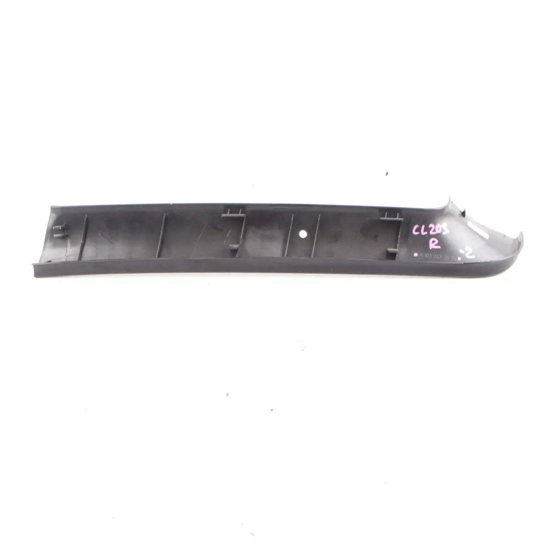 Mercedes CL203 Trunk Lid Interior Trim Cover Right O/S Window Frame - SKU A2037472071-2 - Part number A2037472071