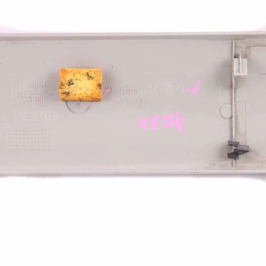 Copri bagagliaio Rivestimento del padiglione posteriore Grigio per Mercedes CL203 con numero di parte A2037472471 Mercedes CL203 Copri bagagliaio Rivestimento del padiglione posteriore Grigio - SKU A2037472471-1 - Numero di parte A2037472471