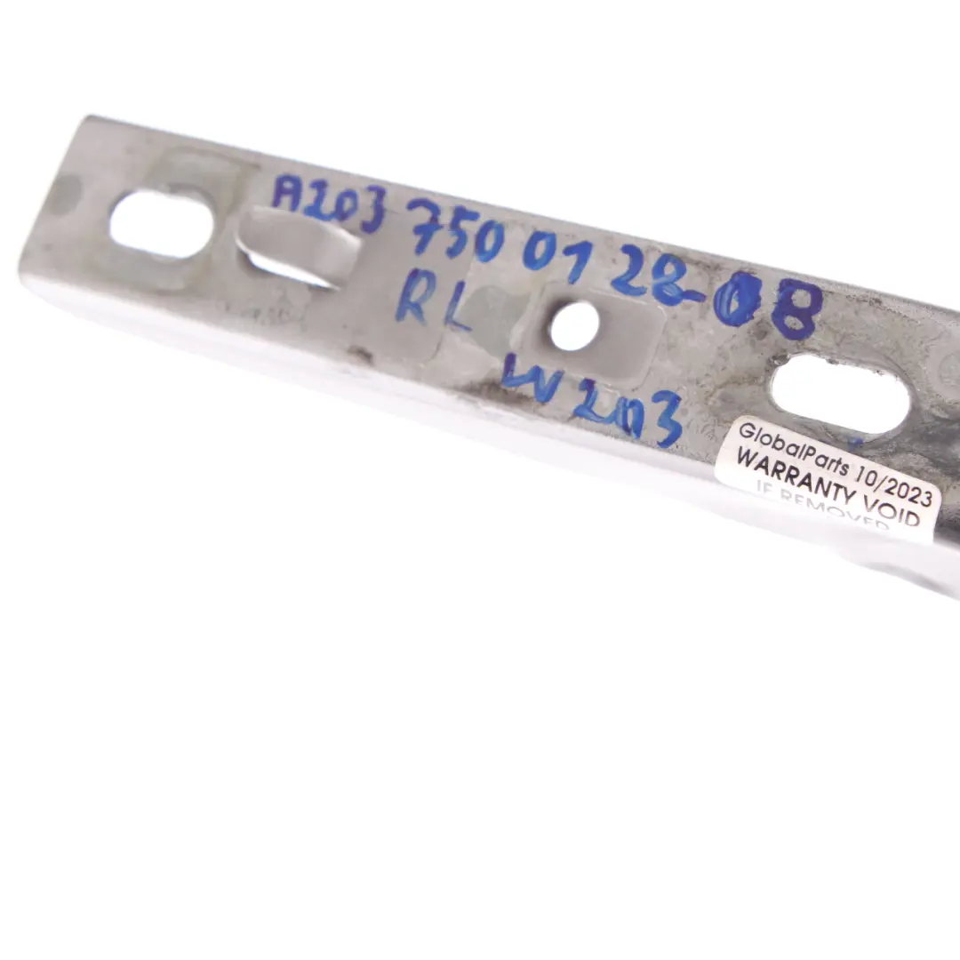 Trunk Tailgate Hinge Rear Left N/S Obsidian Black 197 to Mercedes W203 with Part number A2037500128 Mercedes W203 Trunk Tailgate Hinge Rear Left N/S Obsidian Black 197 - SKU A2037500128-OB - Part number A2037500128