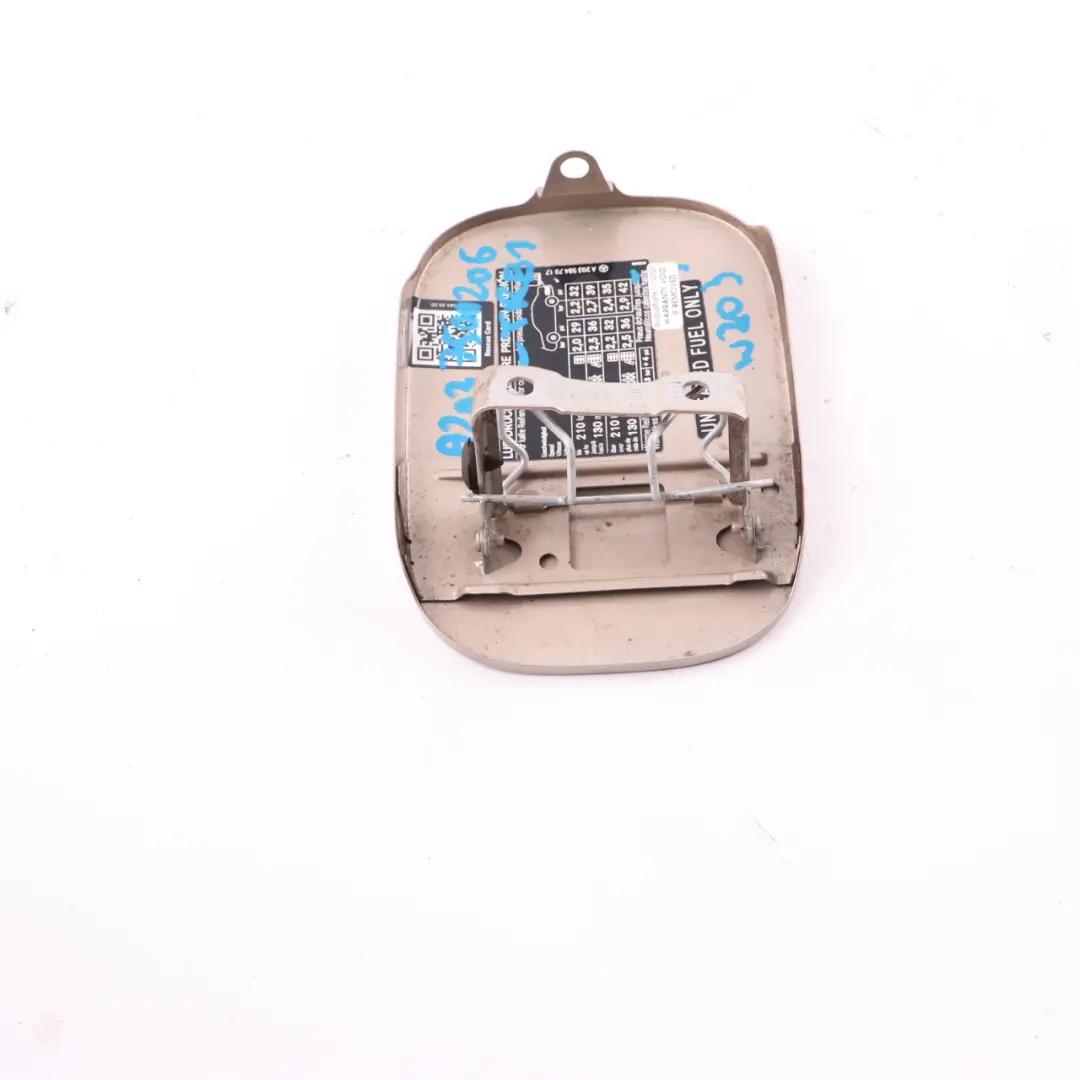 Mercedes W203 Fuel Filler Flap Tank Cap Cover Travertine Beige - 693 - SKU A2037500206-TRB1 - Part number A2037500206