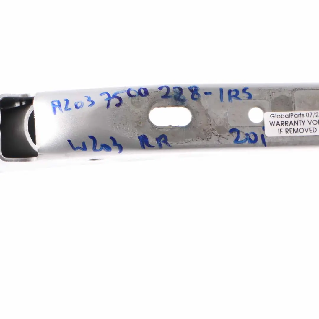Mercedes W203 Saloon Trunk Hinge Rear Right O/S Iridium Silver 775 - SKU A2037500228-IRS - Part number A2037500228