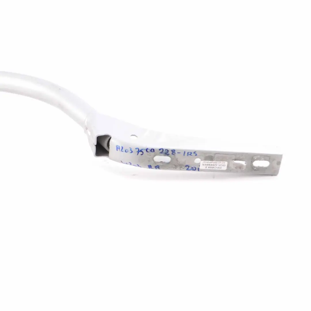 Mercedes W203 Saloon Trunk Hinge Rear Right O/S Iridium Silver 775 - SKU A2037500228-IRS - Part number A2037500228