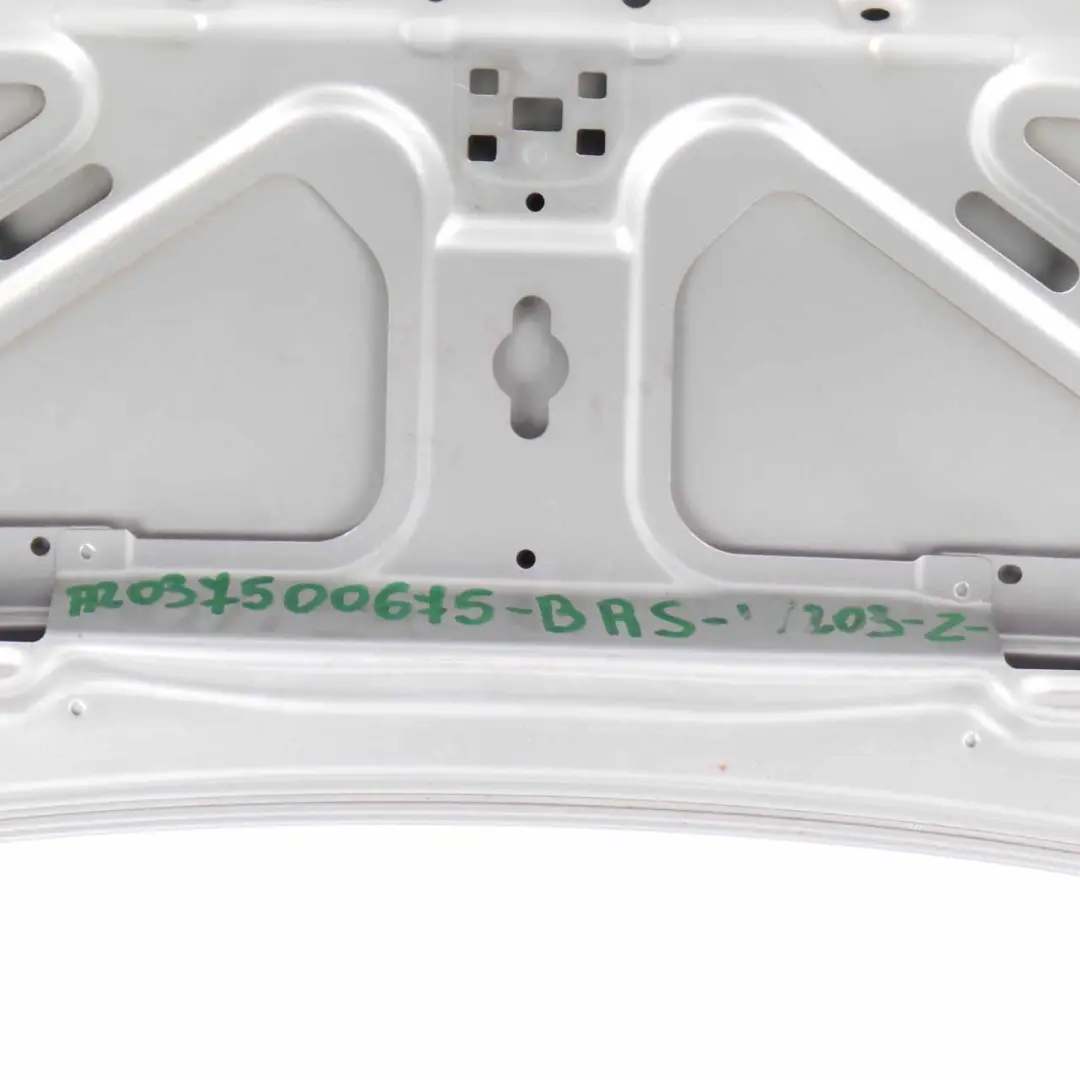 Mercedes W203 Boot Trunk Lid Tailgate Brilliant Silver Metallic - 744 - SKU A2037500675-BRS - Part number A2037500675