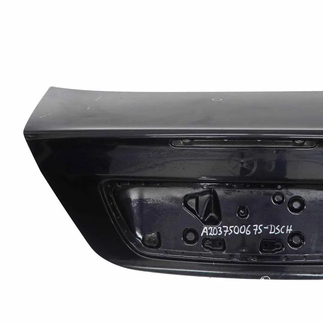 Mercedes W203 Boot Trunk Lid Tailgate Diamantschwarz Diamond Black - 768 - SKU A2037500675-DSCH - Part number A2037500675