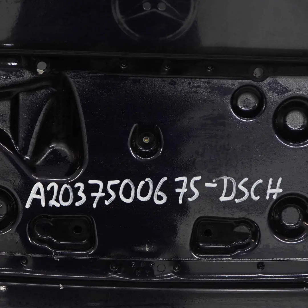 Mercedes W203 Boot Trunk Lid Tailgate Diamantschwarz Diamond Black - 768 - SKU A2037500675-DSCH - Part number A2037500675