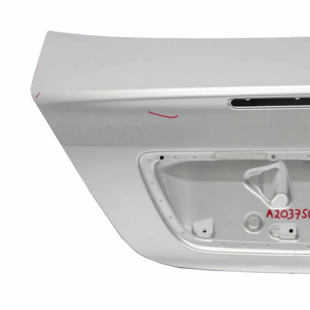 Mercedes W203 Boot Trunk Lid Tailgate Iridium Silver Metallic - 775 - SKU A2037500675-IRS - Part number A2037500675