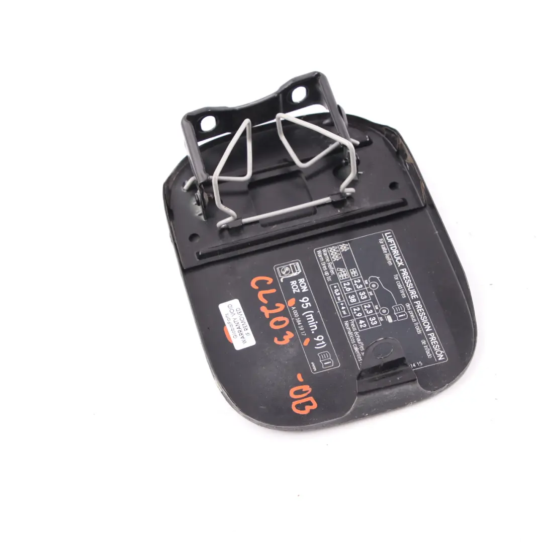 Mercedes-Benz CL203 Fuel Flap Tank Cap Cover Obsidian Black 197U to with Part number A2037500806 Mercedes-Benz CL203 Fuel Flap Tank Cap Cover Obsidian Black 197U - SKU A2037500806-OB1 - Part number A2037500806