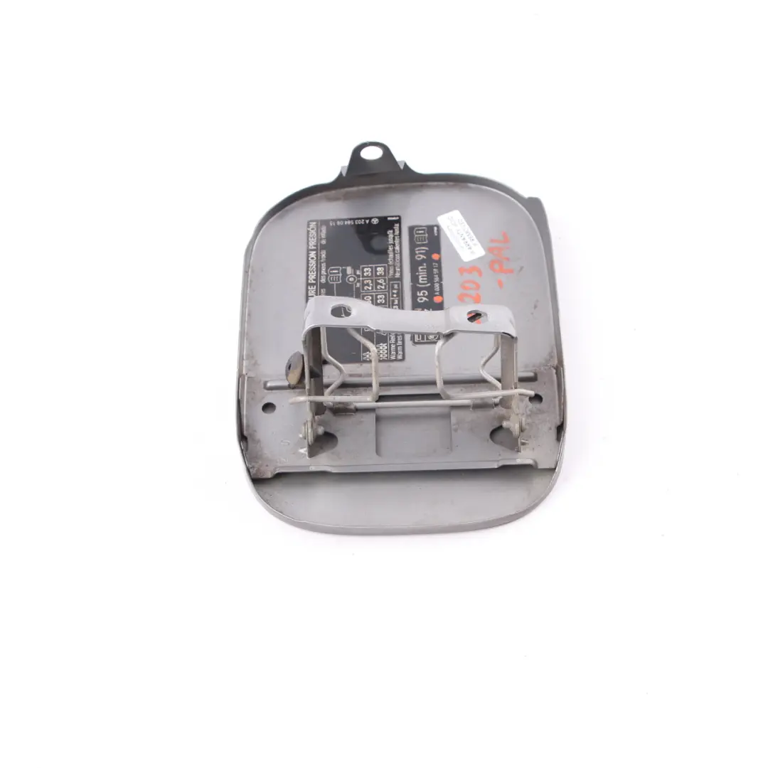 Mercedes-Benz CL203 Fuel Flap Tank Cap Cover Palladium Silver Metallic 792 to with Part number A2037500806 Mercedes-Benz CL203 Fuel Flap Tank Cap Cover Palladium Silver Metallic 792 - SKU A2037500806-PAL - Part number A2037500806