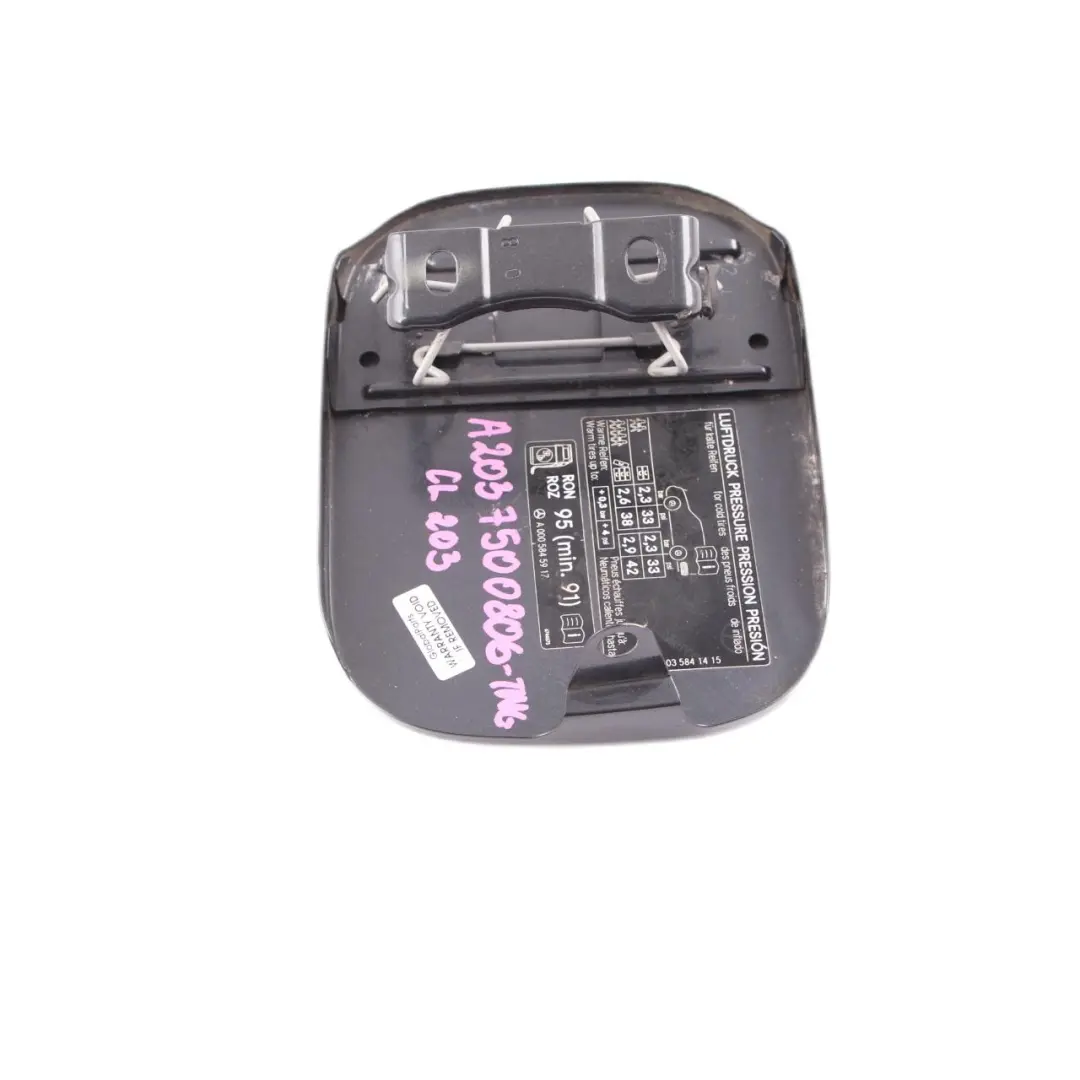 Mercedes CL203 Couvercle Bouchon Réservoir Gris Ténorite - 755 - SKU A2037500806-TNG - Numéro de pièce A2037500806
