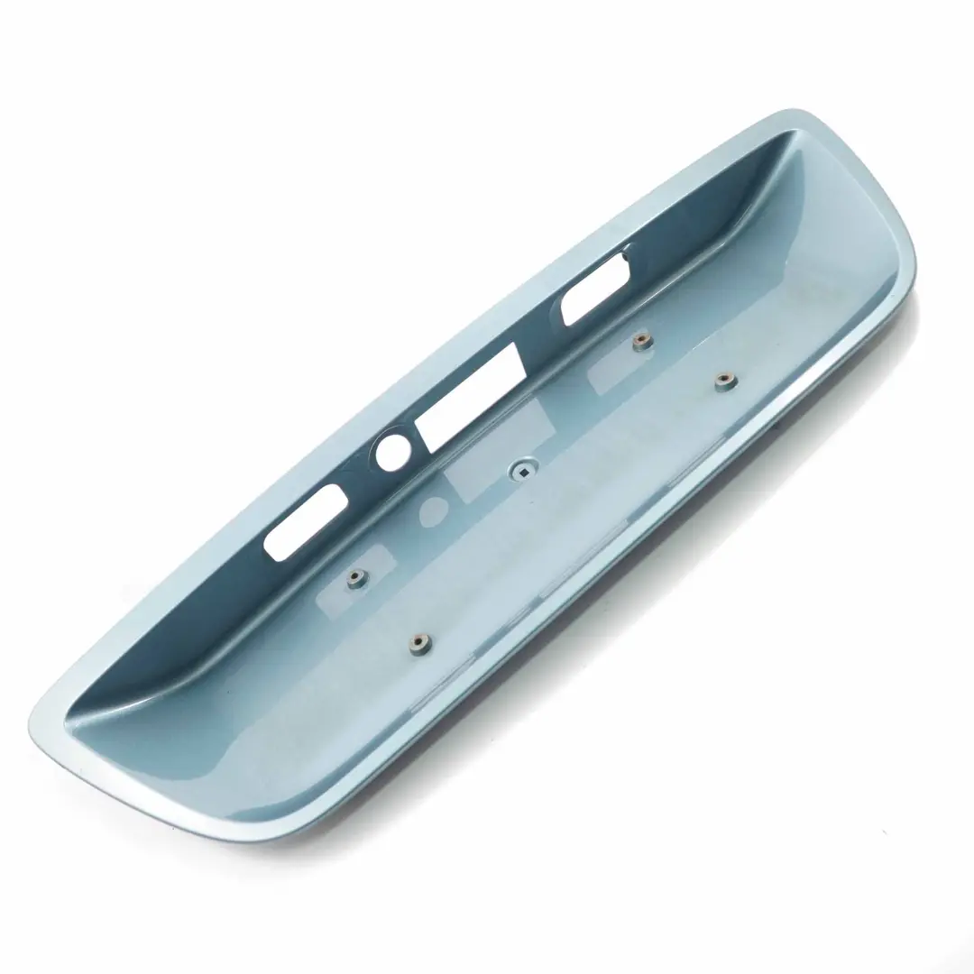 Trunk Tailgate Plate Holder Aragonite Blue - 941 to Mercedes W203 Rear with Part number A2037500881 Mercedes W203 Rear Trunk Tailgate Plate Holder Aragonite Blue - 941 - SKU A2037500881-ABM - Part number A2037500881
