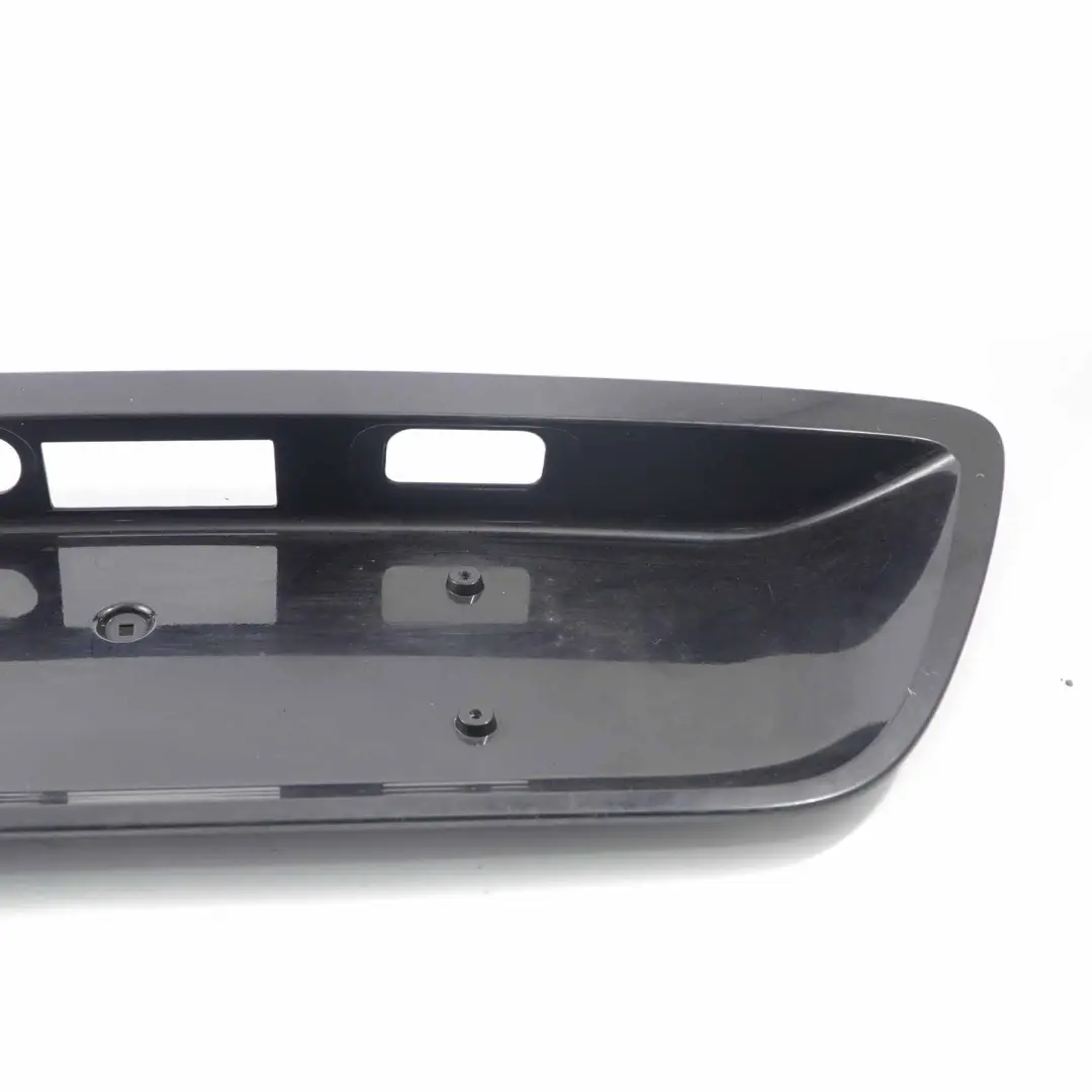 Trunk Lid Tailgate Plate Holder Diamond Black Metallic - 768 to Mercedes W203 Rear with Part number A2037500881 Mercedes W203 Rear Trunk Lid Tailgate Plate Holder Diamond Black Metallic - 768 - SKU A2037500881-DSCH - Part number A2037500881