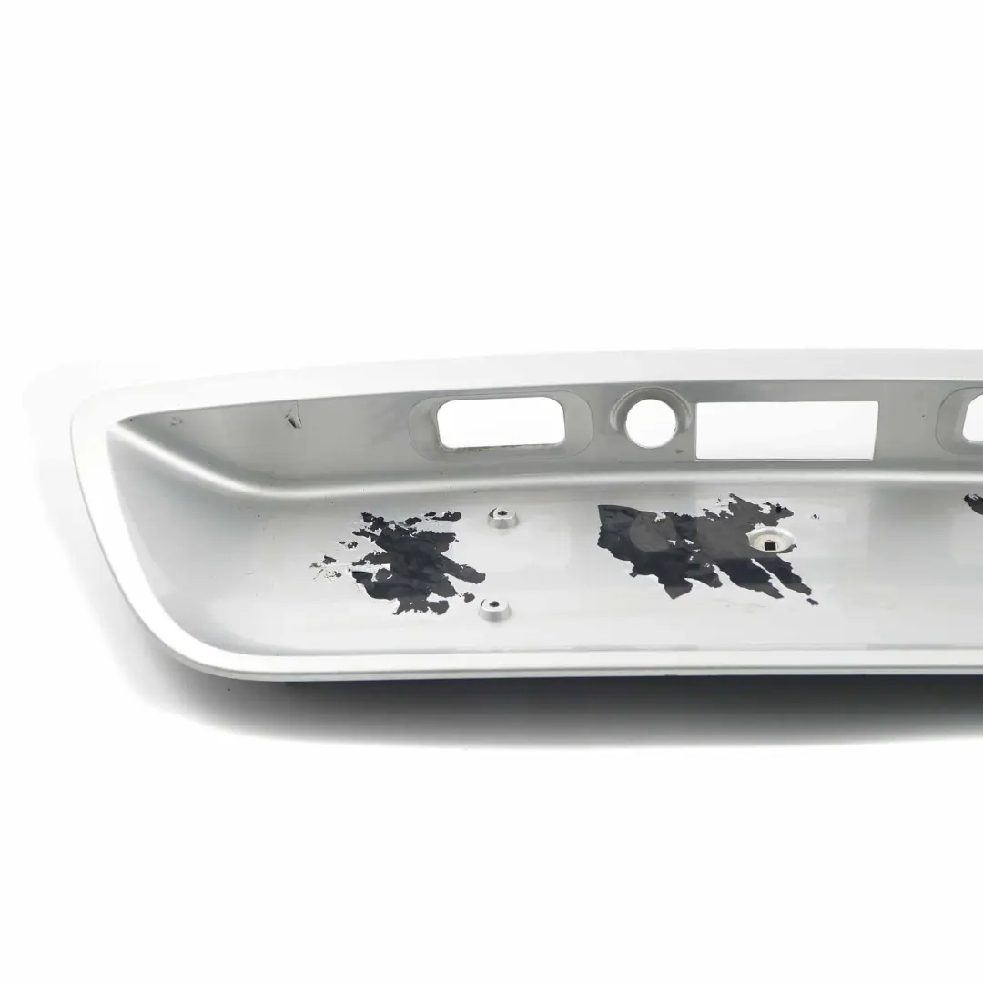 Trunk Tailgate License Plate Holder Iridium Silver 775 to Mercedes W203 with Part number A2037500881 Mercedes W203 Trunk Tailgate License Plate Holder Iridium Silver 775 - SKU A2037500881-IRS1 - Part number A2037500881