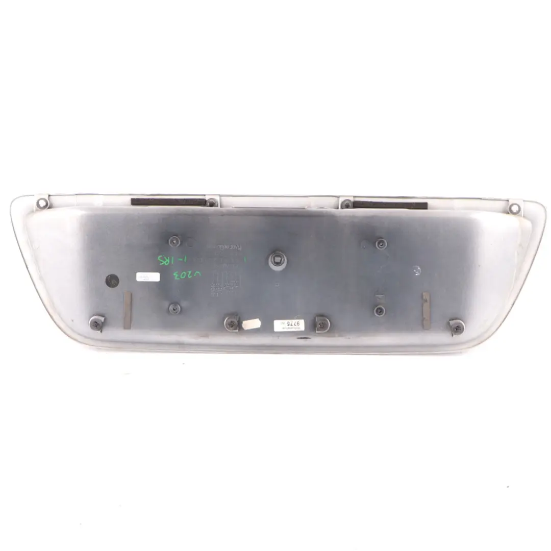 Trunk Tailgate License Plate Holder Iridium Silver 775 to Mercedes W203 with Part number A2037500881 Mercedes W203 Trunk Tailgate License Plate Holder Iridium Silver 775 - SKU A2037500881-IRS - Part number A2037500881