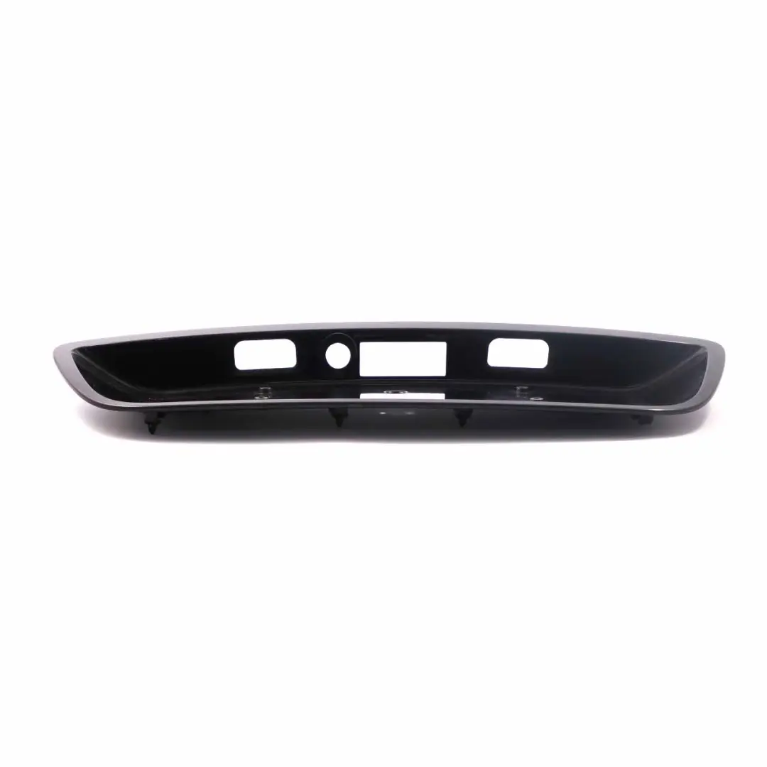 Mercedes W203 Trunk Tailgate License Plate Holder Obsidian Black 197 - SKU A2037500881-OB - Part number A2037500881