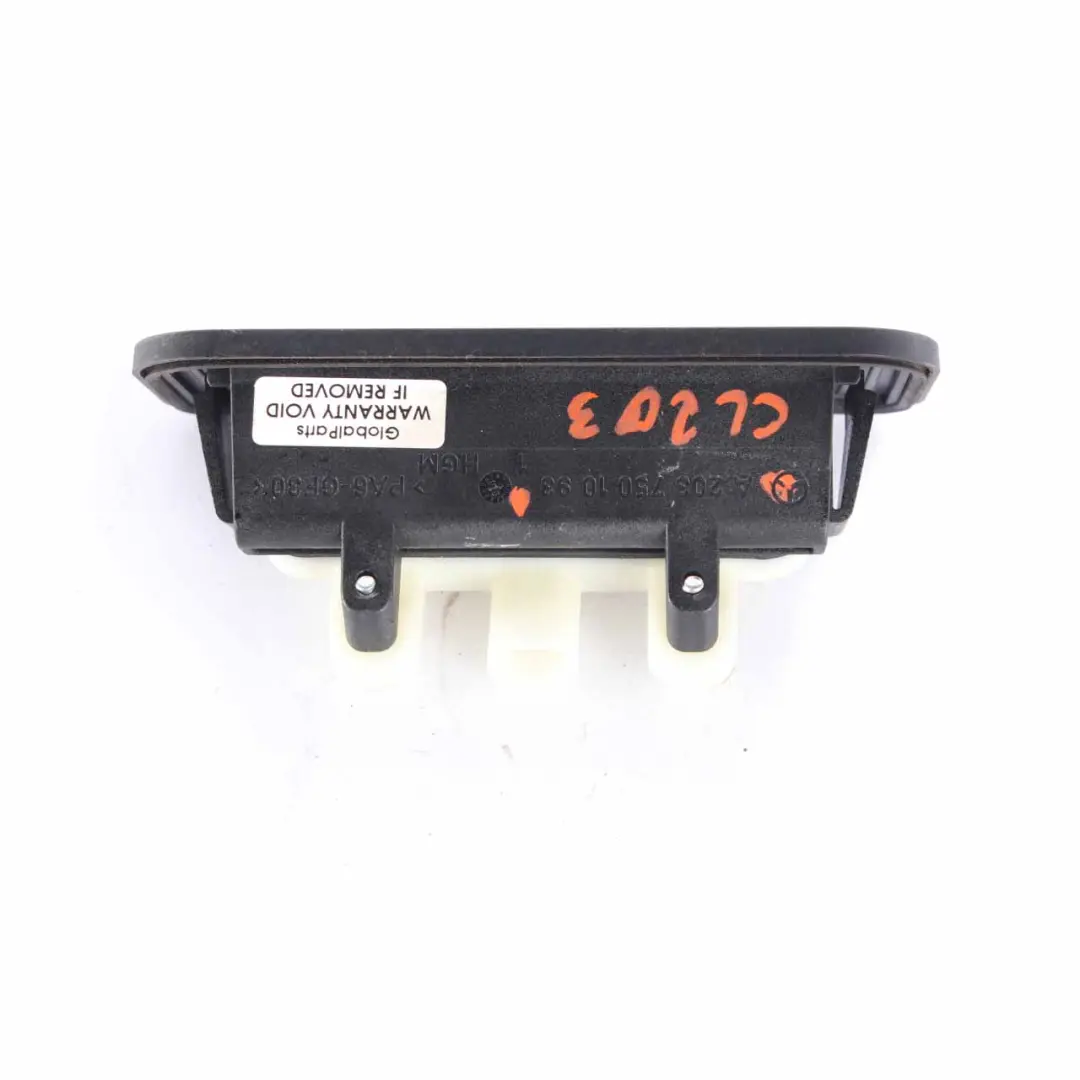 Heckklappe öffnen Griff schwarz für Mercedes CL203 mit Teilenummer A2037501093 Mercedes CL203 Heckklappe öffnen Griff schwarz - SKU A2037501093 - Teilenummer A2037501093