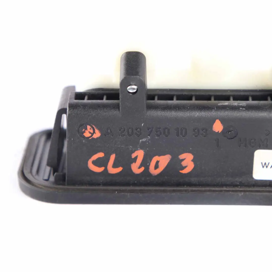 Tirador de Apertura Porton Trasero Negro para Mercedes CL203 con número de pieza A2037501093 Mercedes CL203 Tirador de Apertura Porton Trasero Negro - SKU A2037501093 - Número de pieza A2037501093