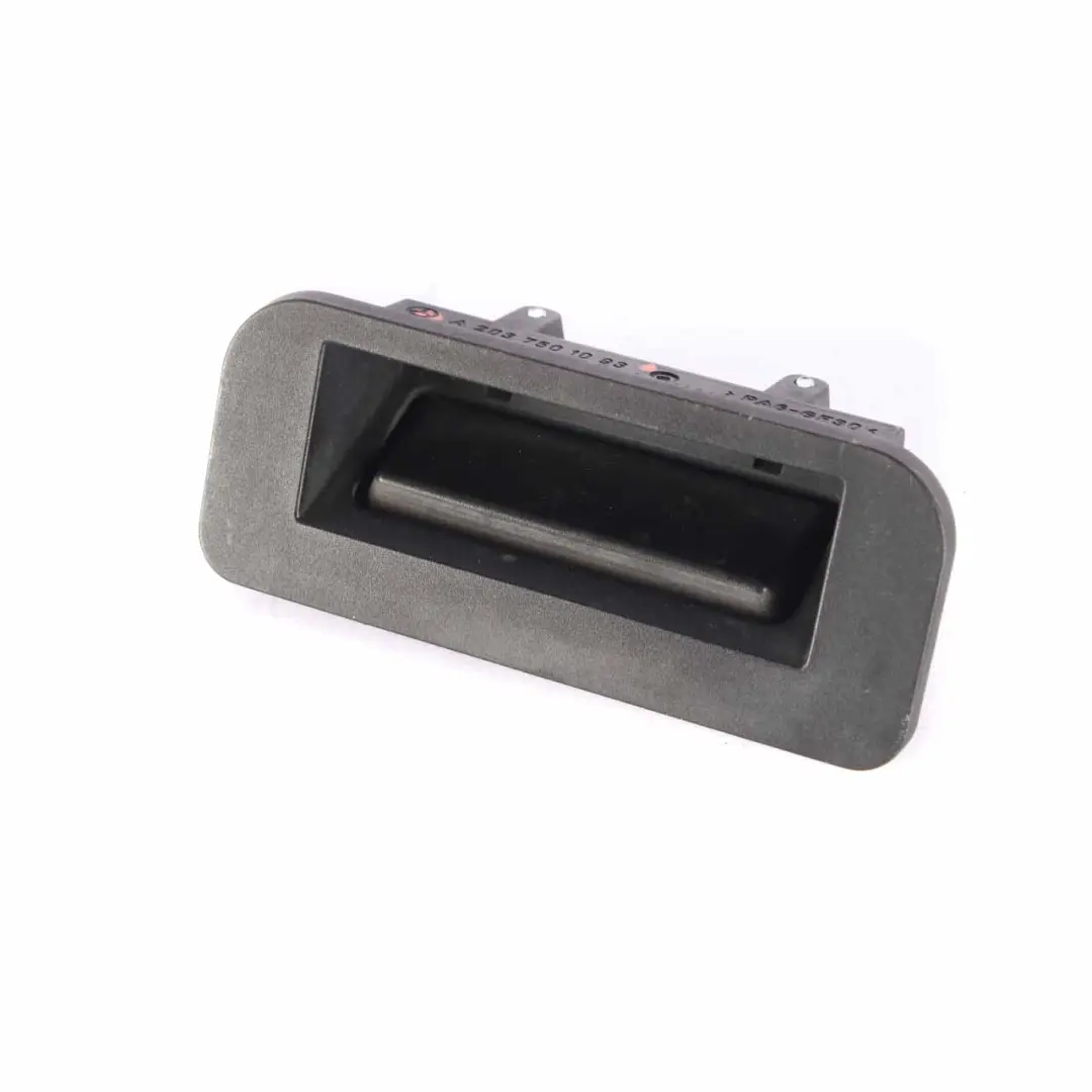 Maniglia Apertura Portellone Posteriore Nero per Mercedes CL203 con numero di parte A2037501093 Mercedes CL203 Maniglia Apertura Portellone Posteriore Nero - SKU A2037501093 - Numero di parte A2037501093