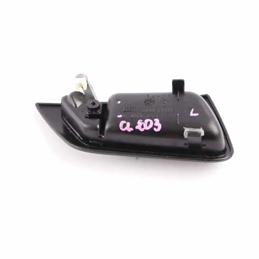Mercedes CL203 Poignée de porte intérieure avant gauche Noir - SKU A2037601161 - Numéro de pièce A2037601161