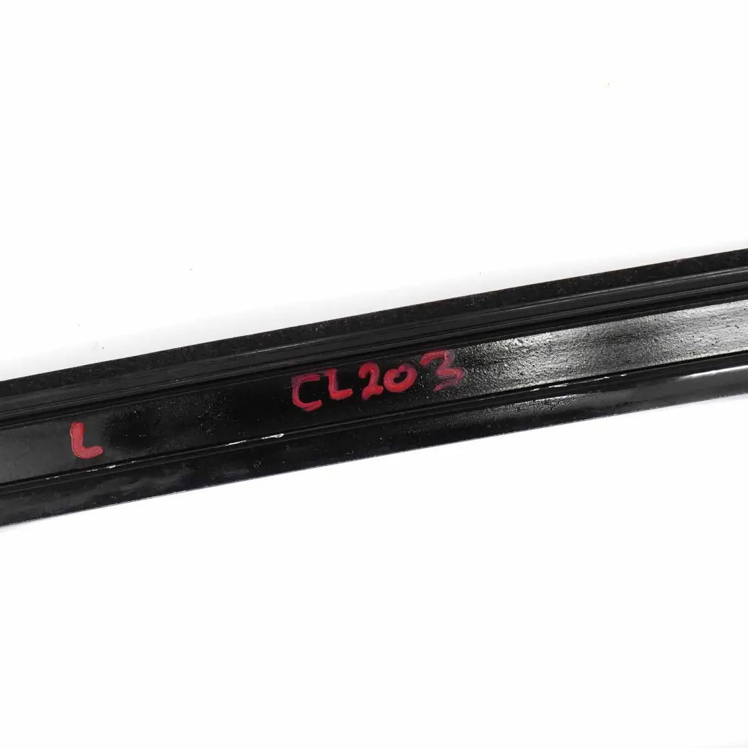 Roof Rail Left N/S Cover Trim Strip Panel Black to Mercedes CLC CL203 with Part number A2037800156 Mercedes CLC CL203 Roof Rail Left N/S Cover Trim Strip Panel Black - SKU A2037800156 - Part number A2037800156