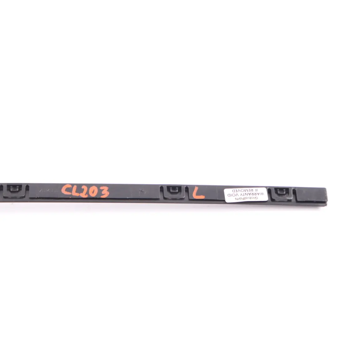 Roof Rail Cover Trim Strip Plank Left N/S to Mercedes CL203 with Part number A2037840160 Mercedes CL203 Roof Rail Cover Trim Strip Plank Left N/S - SKU A2037840160 - Part number A2037840160