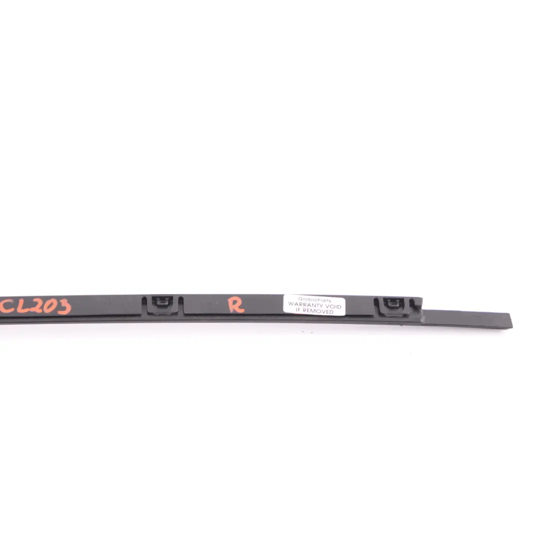 Roof Rail Cover Trim Strip Plank Right O/S to Mercedes CL203 with Part number A2037840260 Mercedes CL203 Roof Rail Cover Trim Strip Plank Right O/S - SKU A2037840260 - Part number A2037840260