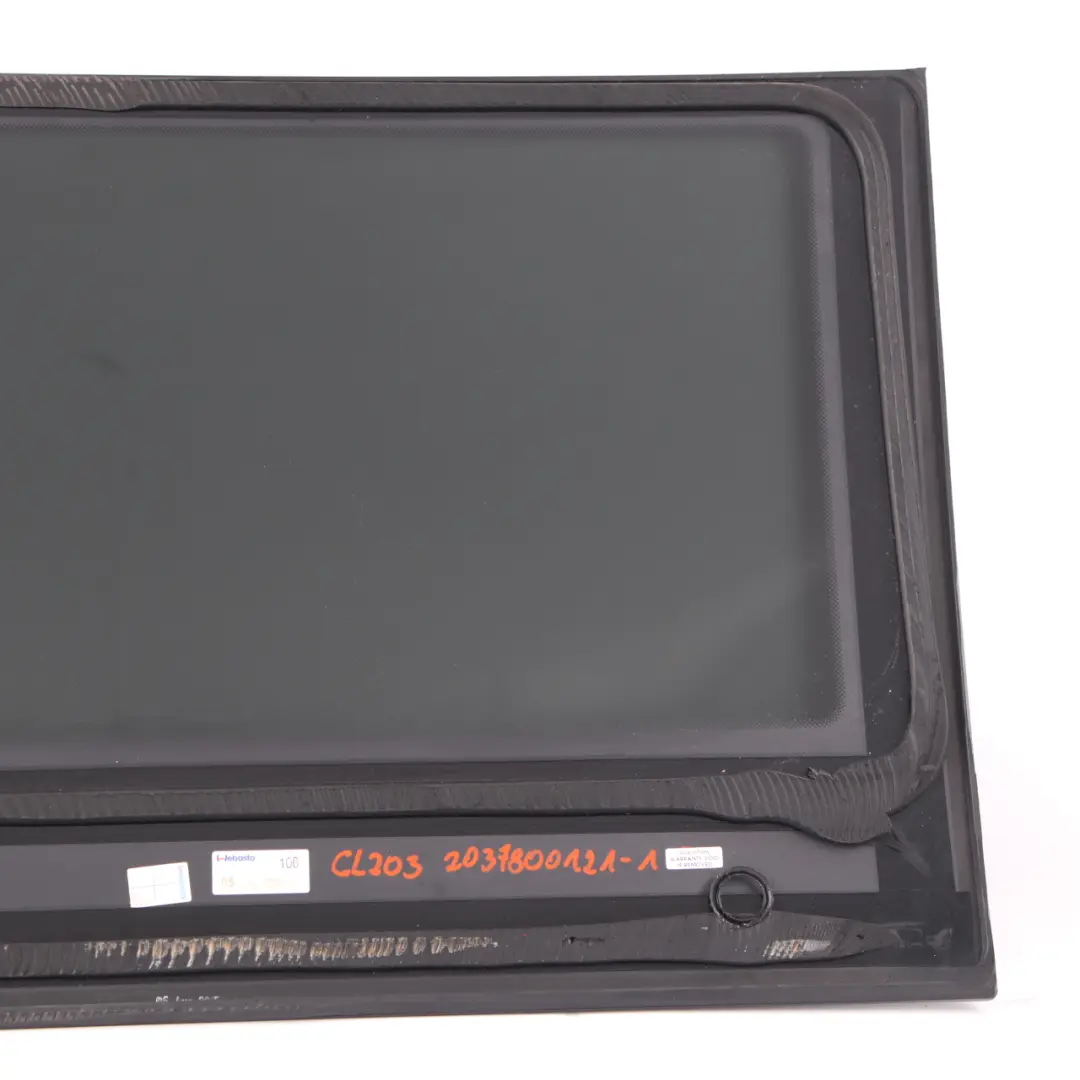 Mercedes CL203 Techo corredizo panorámico Ventana trasera Panel de vidrio AS3 - SKU A2037870029 - Número de pieza A2037870029