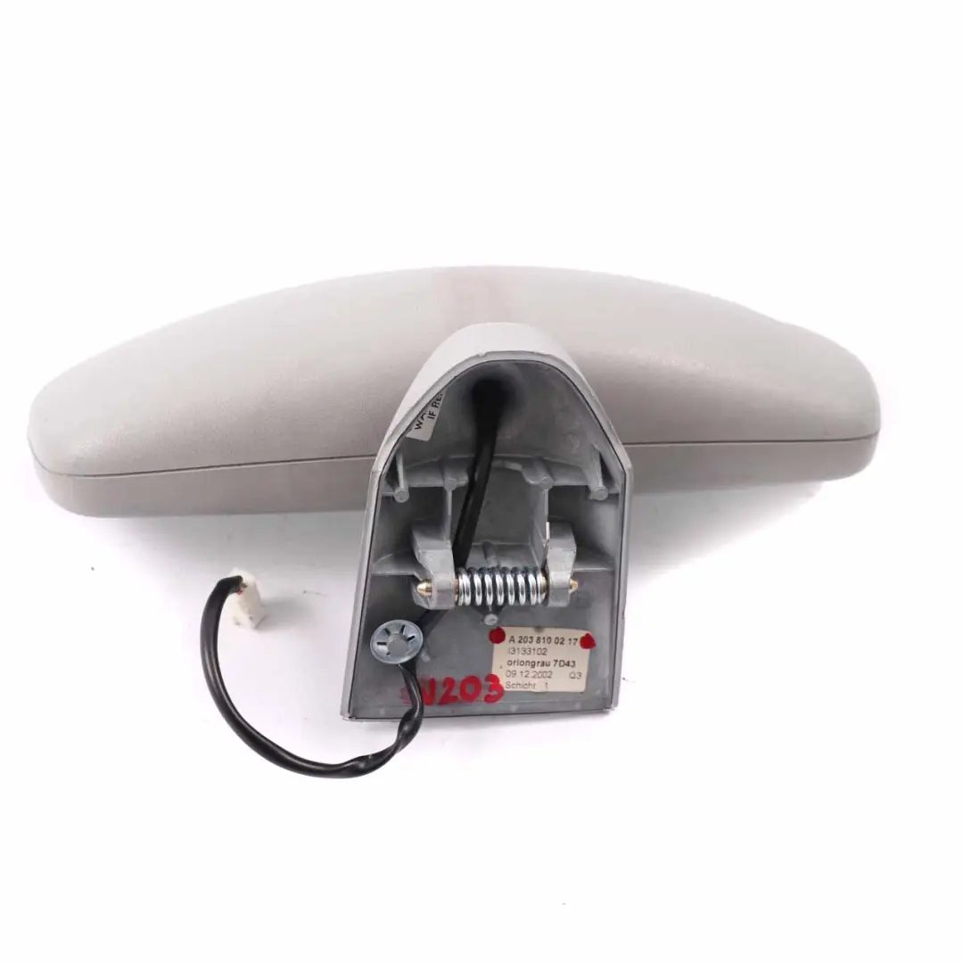  Interior Mirror Mercedes W203 C209 Rear View Trim Panel Grey - SKU A2038100217 - Part number A2038100217