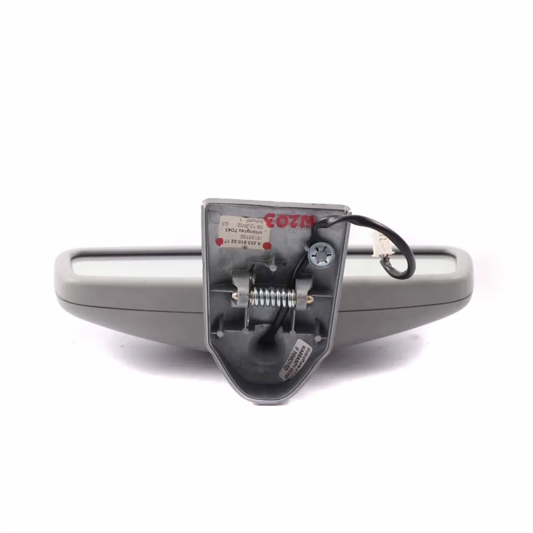 Espejo Interior Mercedes W203 C209 Retrovisor Panel Gris para con número de pieza A2038100217 Espejo Interior Mercedes W203 C209 Retrovisor Panel Gris - SKU A2038100217 - Número de pieza A2038100217