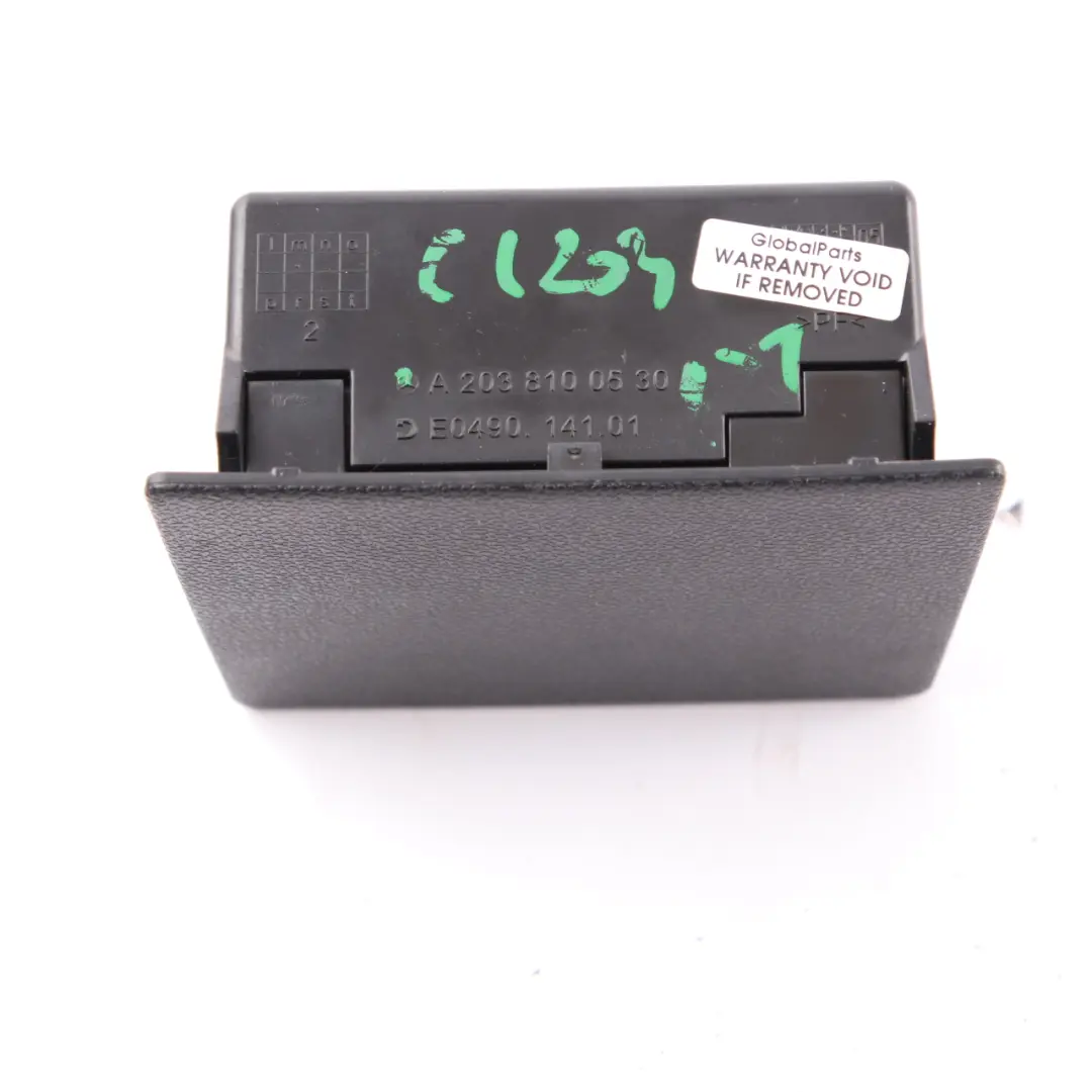  Cenicero Central Mercedes W203 CL203 Cenicero Delantero Negro - SKU A2038100530-1 - Número de pieza A2038100530