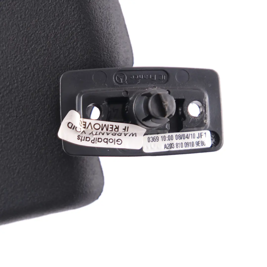  Parasol Mercedes CL203 Coupe Tapa Izquierda Panel Negro - SKU A2038100910-1 - Número de pieza A2038100910