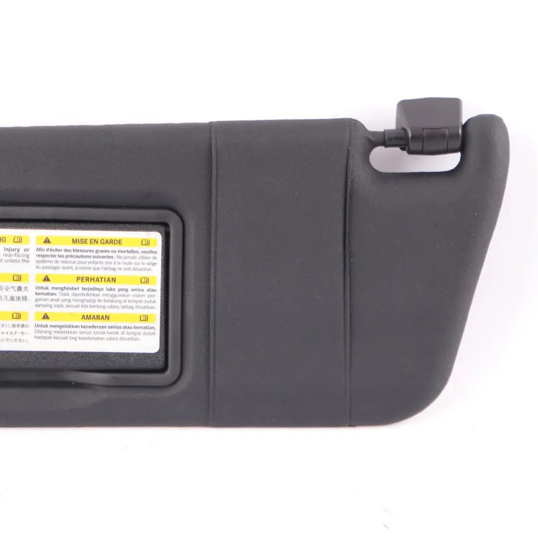  Sun Visor Mercedes CL203 Coupe Cover Left N/S Trim Panel Black - SKU A2038100910-1 - Part number A2038100910
