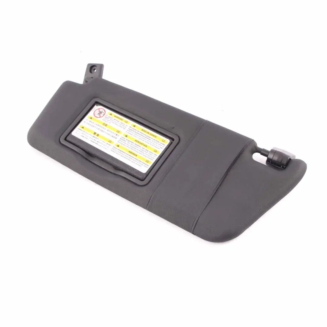 Sun Visor Mercedes CL203 Coupe Cover Left N/S Trim Panel Black - SKU A2038100910-1 - Part number A2038100910