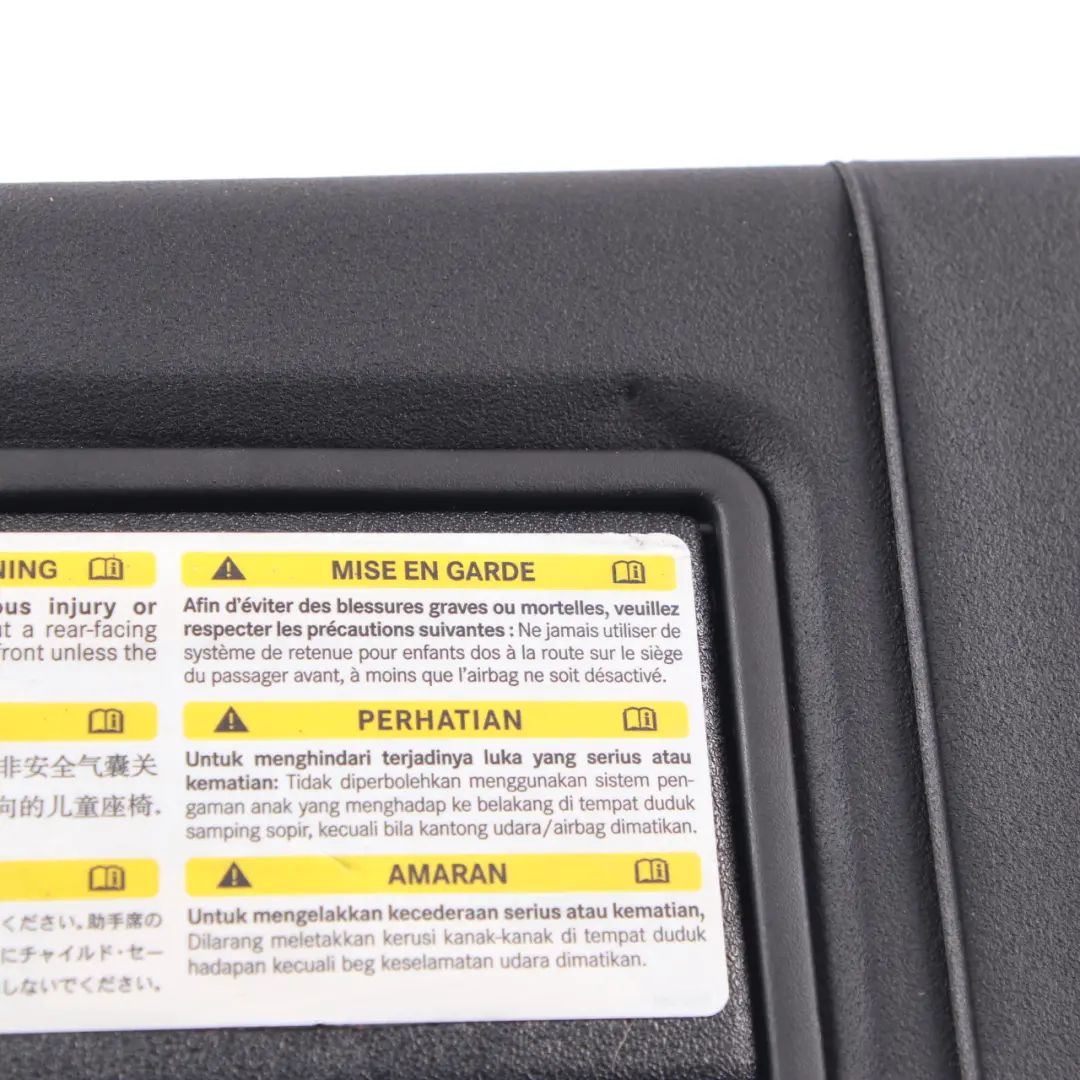  Sun Visor Mercedes CL203 Coupe Cover Left N/S Trim Panel Black - SKU A2038100910-1 - Part number A2038100910