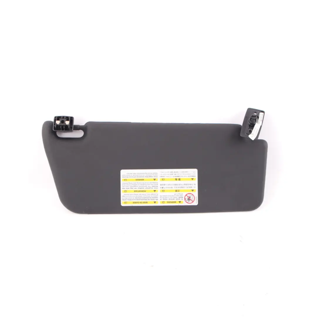  Sun Visor Mercedes CL203 Coupe Cover Left N/S Trim Panel Black - SKU A2038100910-1 - Part number A2038100910