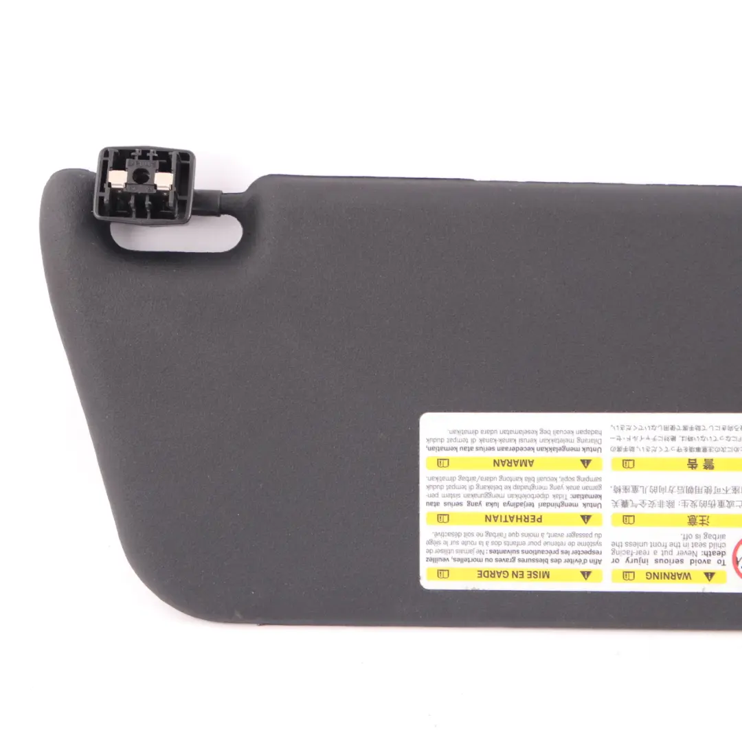  Sun Visor Mercedes CL203 Coupe Cover Left N/S Trim Panel Black - SKU A2038100910-1 - Part number A2038100910