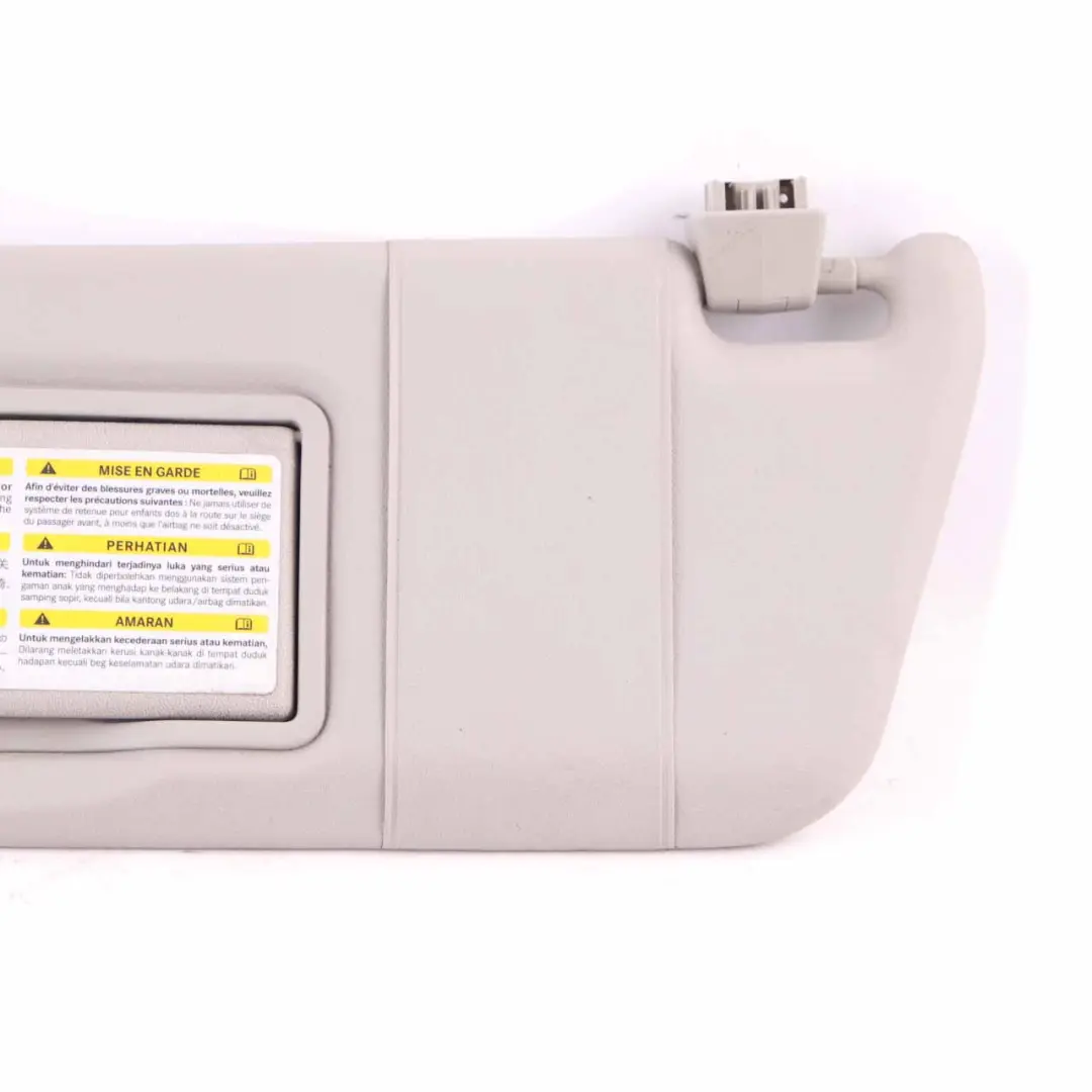 Mercedes CL203 Sun Visor Cover Left N/S Trim Panel Covering Grey - SKU A2038100910-2 - Part number A2038100910