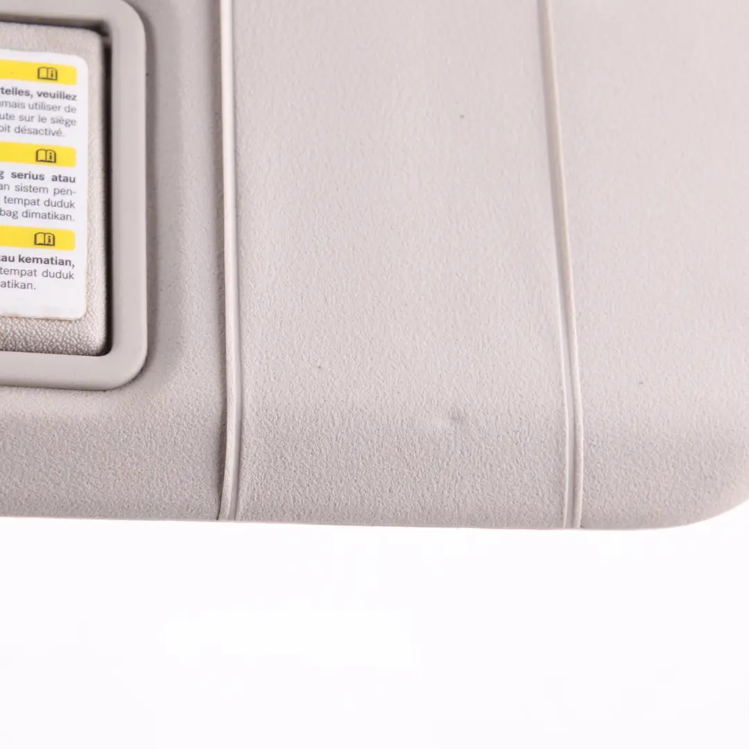 Sun Visor Cover Left N/S Trim Panel Covering Grey to Mercedes CL203 with Part number A2038100910 Mercedes CL203 Sun Visor Cover Left N/S Trim Panel Covering Grey - SKU A2038100910-2 - Part number A2038100910