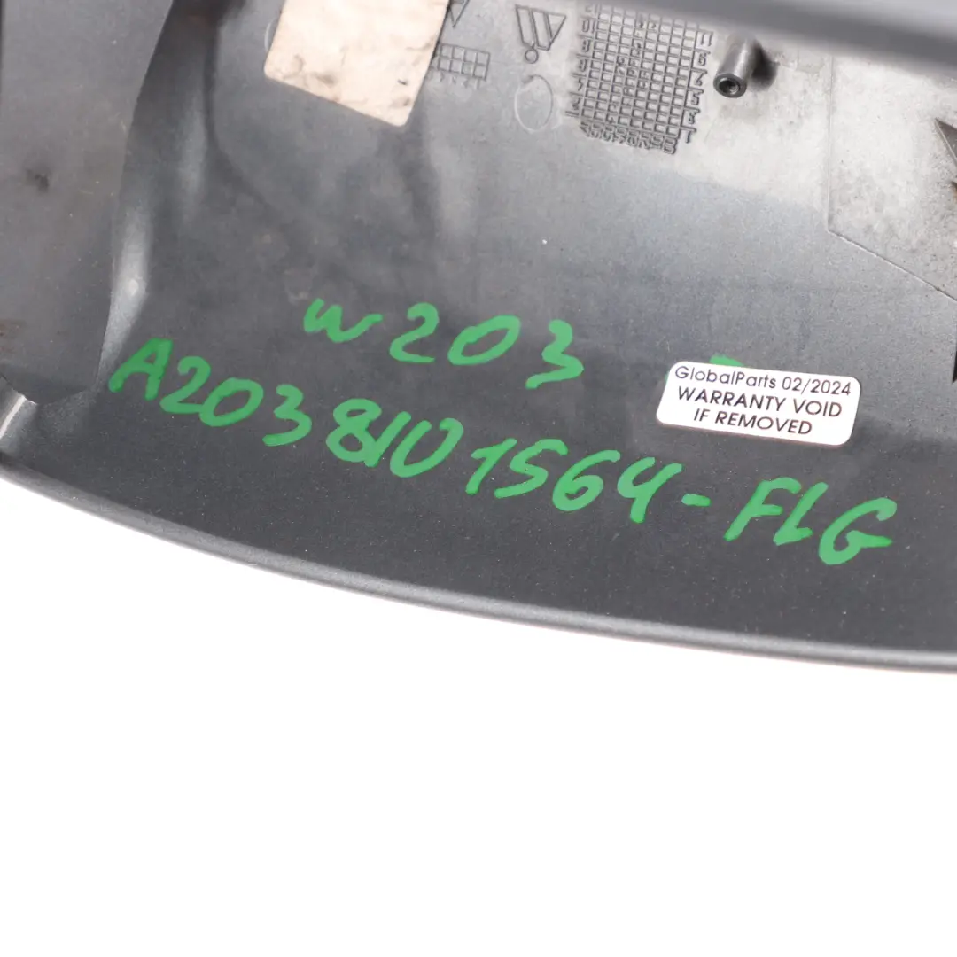 Mercedes W211 Wing Mirror Cap Cover Door Left N/S Housing Flint Grey - 368 - SKU A2038101564-FLG - Part number A2038101564