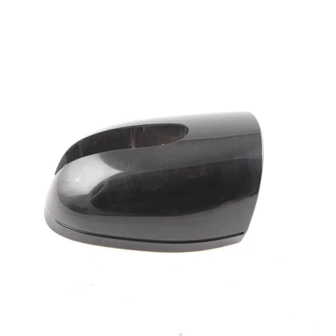 Mercedes W211 Wing Mirror Cover Door Left N/S Housing Melanite Black - 185 - SKU A2038101564-MEB - Part number A2038101564