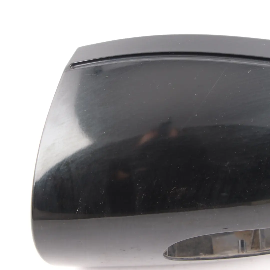 Wing Mirror Cover Door Left N/S Housing Melanite Black - 185 to Mercedes W211 with Part number A2038101564 Mercedes W211 Wing Mirror Cover Door Left N/S Housing Melanite Black - 185 - SKU A2038101564-MEB - Part number A2038101564